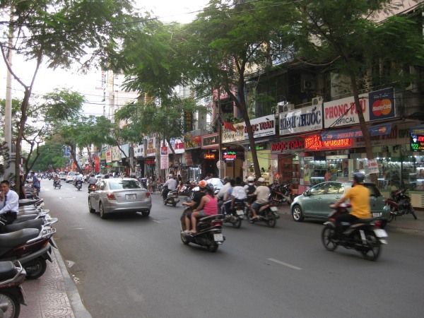 Strasse vor meinem Hotel