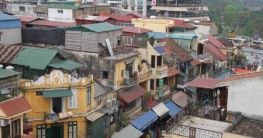 Blick von der Dachterasse des Hotels Serenade in Hanoi